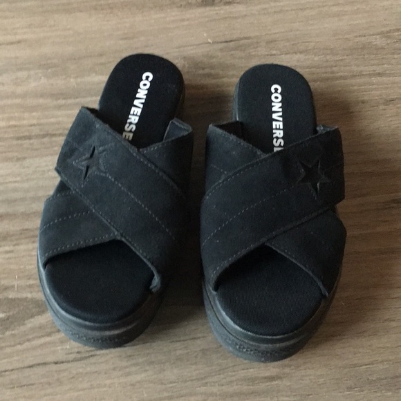 Converse Shoes - Black converse women’s sandals
